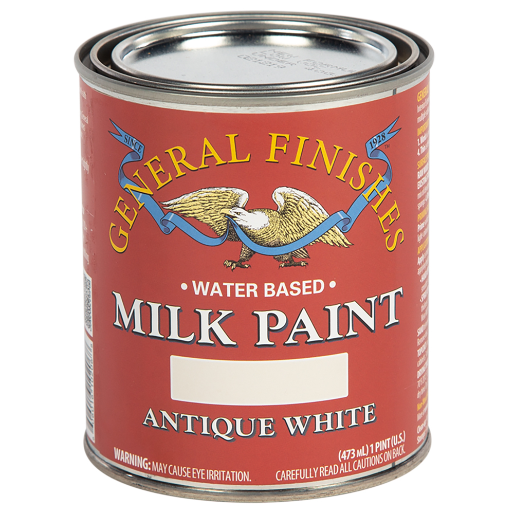 General Finishes Water Based Milk Paint, Antique White, 1 Pint Questions & Answers