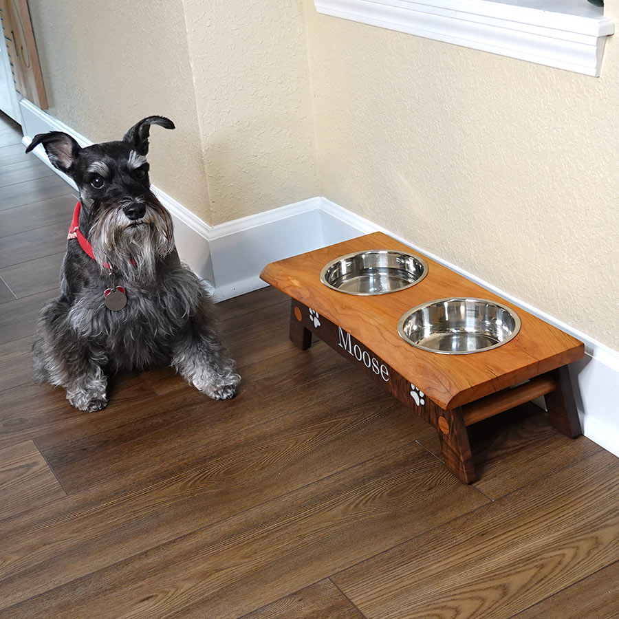 Dog Bowl Stand CNC Plans, Includes Two Sizes, Downloadable and Customizable Questions & Answers
