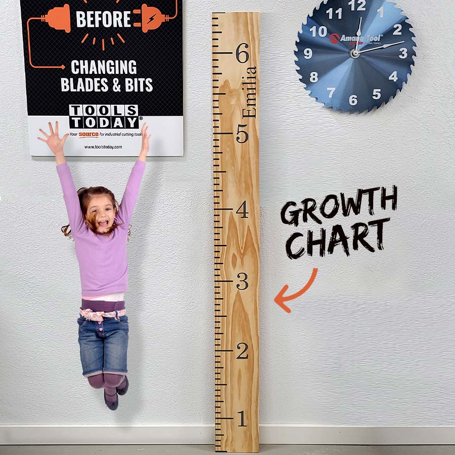 Growth Chart CNC Plans, Downloadable and Customizable Questions & Answers