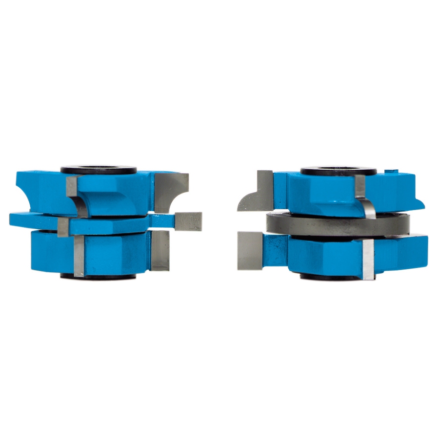 Amana Tool 940 2-PC Carbide Tipped 3-Wing Stile & Rail Concave Cabinet Door 2-1/2 D x 1-5/16 CH x 5/16 R x 1/2 and 3/4 Bore Shaper Cutter Set for 1-5/16 Material Questions & Answers