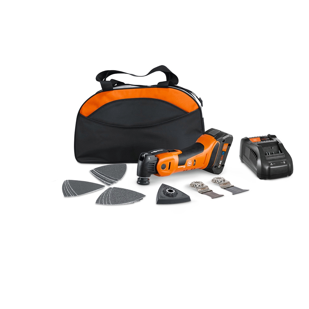 FEIN 71293664090 NEW AmpShare MultiMaster AMM700 Plus Nylon Kit AS, Cordless Oscillating Multi-Tool with 4 Ah Procore Batteries, Charger, and Accessory Kit in Nylon Bag Questions & Answers