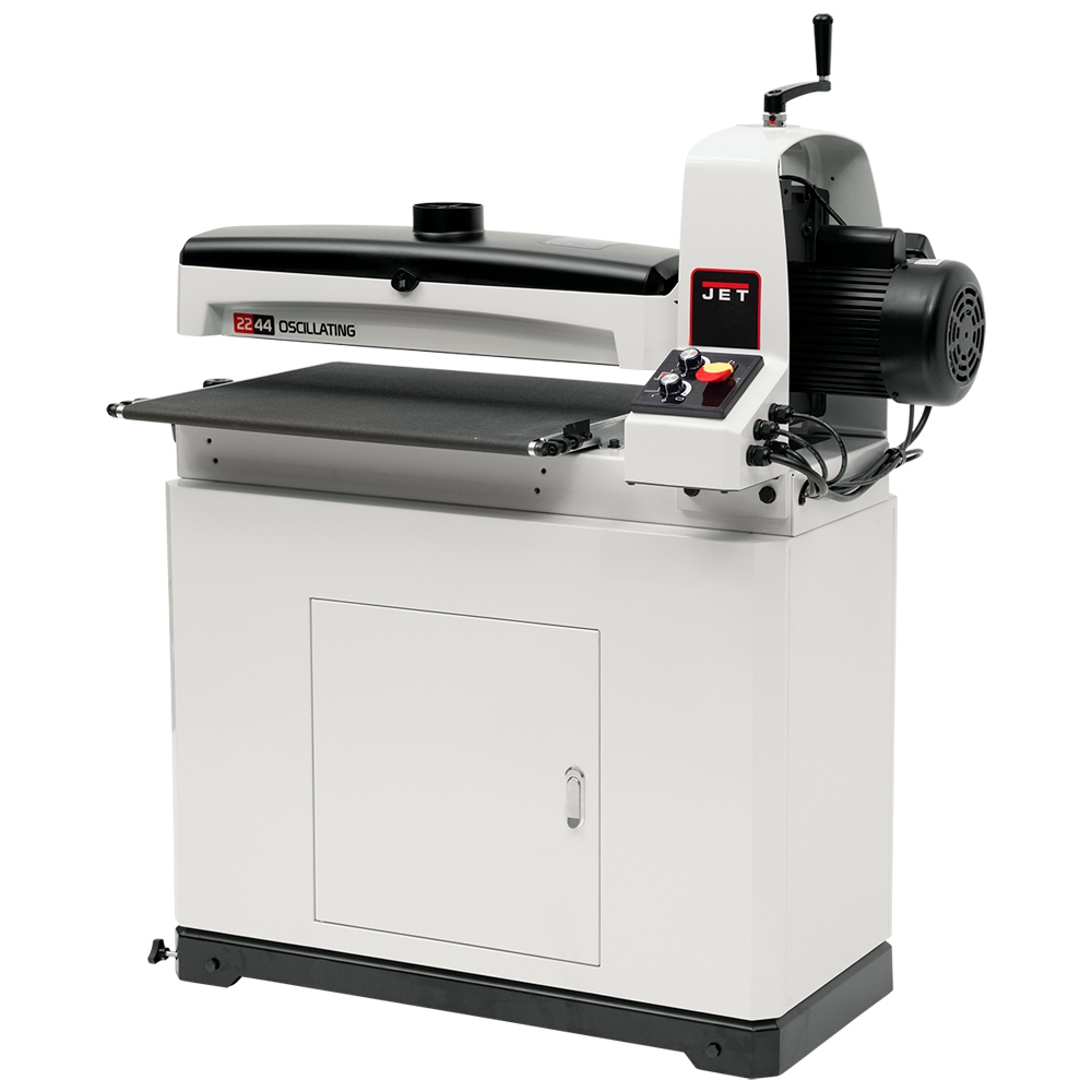 Jet 723544OSCK JWDS-2244OSC Oscillating Drum Sander With Closed Stand Questions & Answers