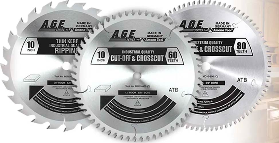 AGE Series MD10-003 10 Inch Saw Blades Triple Pack Questions & Answers