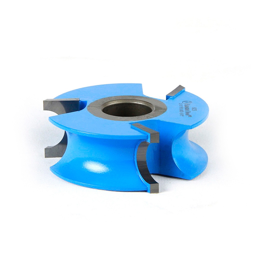 Amana Tool 923 Carbide Tipped 3-Wing Bullnose 5/16 R x 5/8 Bead R x 2-5/8 D x 15/16 CH x 1/2 & 3/4 Bore Shaper Cutter Questions & Answers