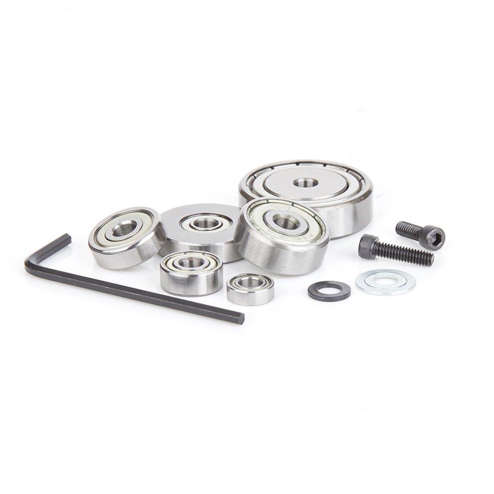 Amana Tool 6000 Complete Replacement Kit for Multi-Rabbet with Ball Bearing Guide 1/8 , 1/4 , 5/16 , 3/8 , 7/16 and 1/2 Questions & Answers