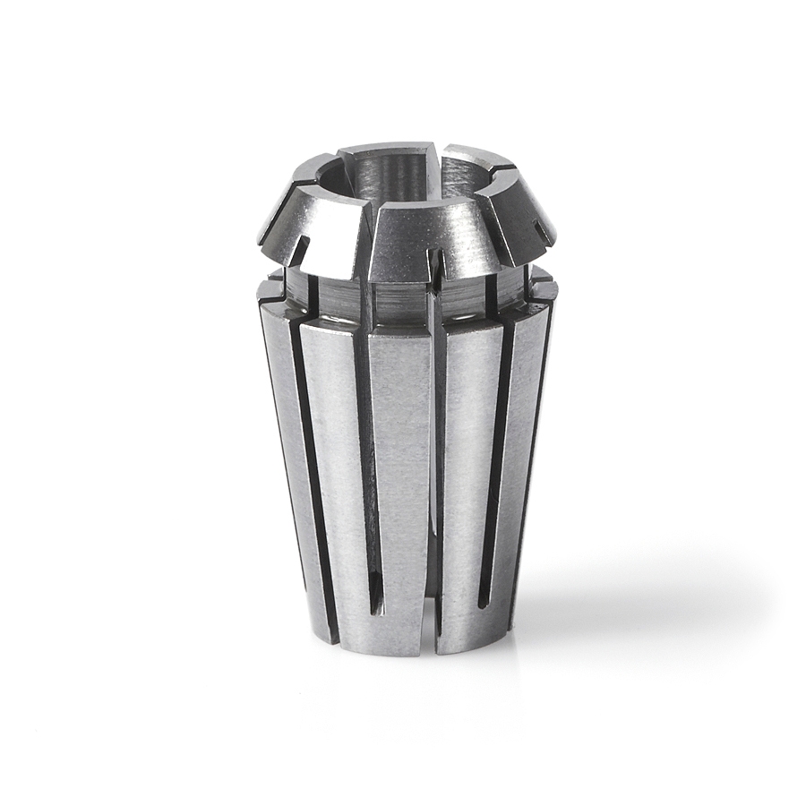 Not rust‑proof. Standard ER‑11 collets are usually carbon/alloy steel and can corrode with water—use stainless or plated collets for water use.  ER‑11 "1/4″" nominal collet is made to hold 1/4″ (6.35 mm); it only accommodates a very small undersize (use the exact size collet or a dedicated sleeve for larger variation).  Title (≤115 chars): Are ER‑11 collets rust‑resistant and what is the clamping range of an ER‑11 1/4" collet?