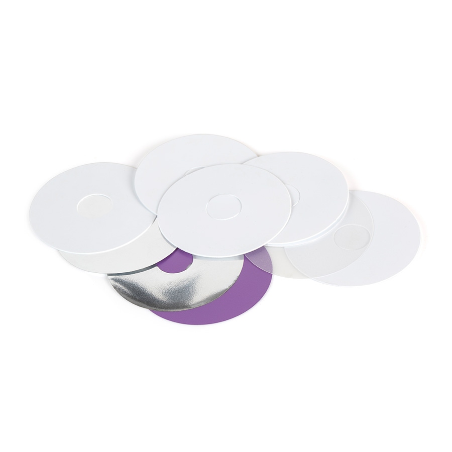 I need assorted plastic shims with a 2" ID x 4" OD .010" .005".020" .003".025".040" can you help ?