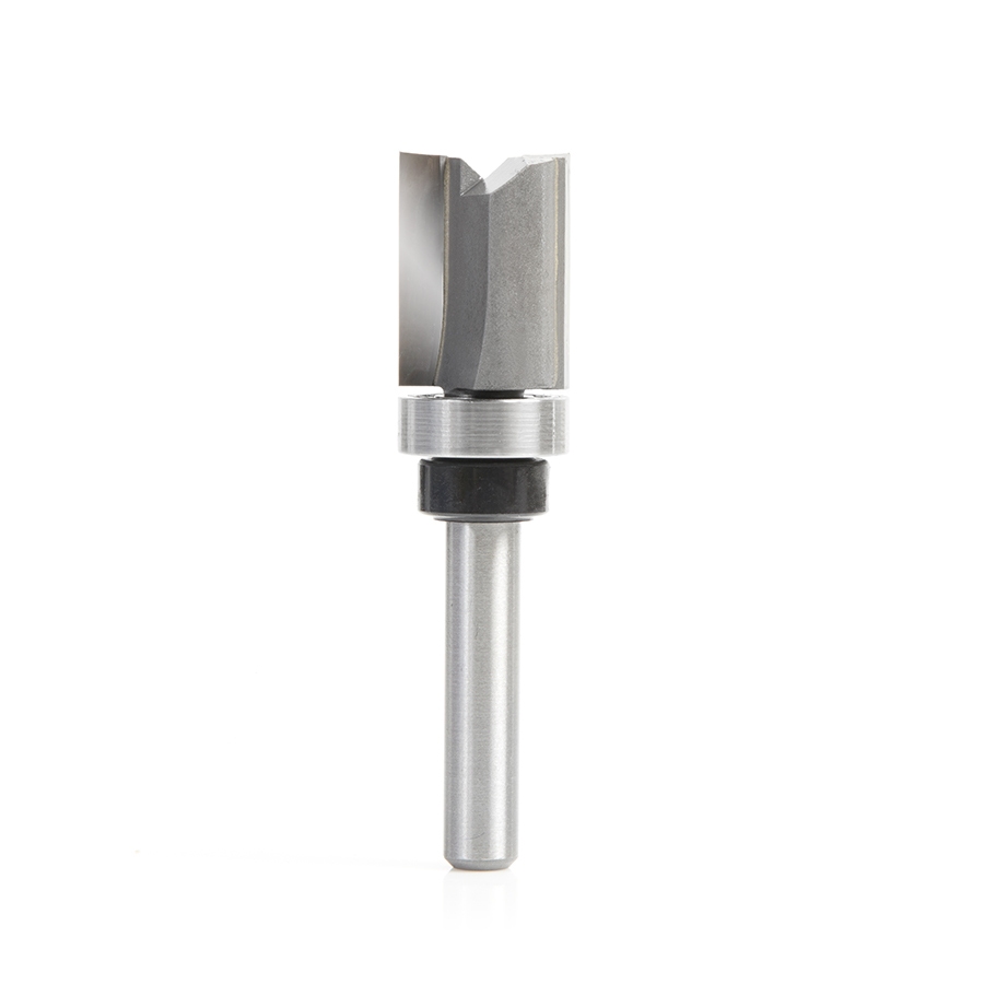 Amana Tool 45361 Carbide Tipped Flush Trim Plunge Template 9/16 D x 3/4 CH x 1/4 Inch SHK w/ Upper Ball Bearing Router Bit Questions & Answers