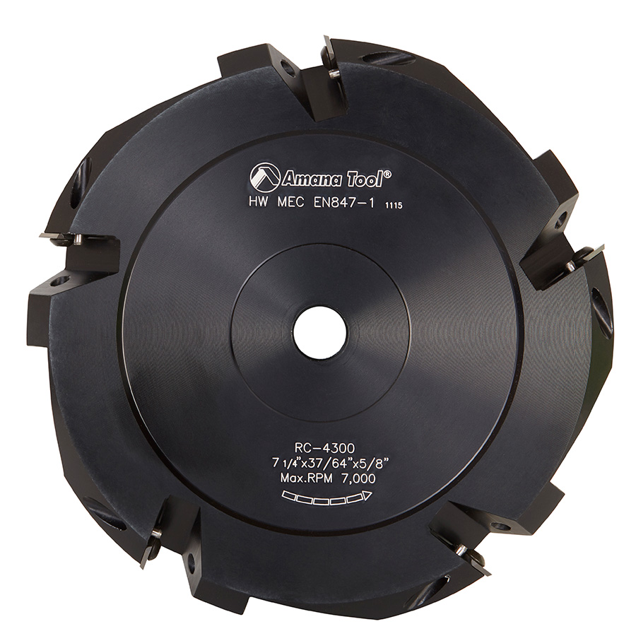 will this blade cut a v-groove in a 3/4" thick Material?