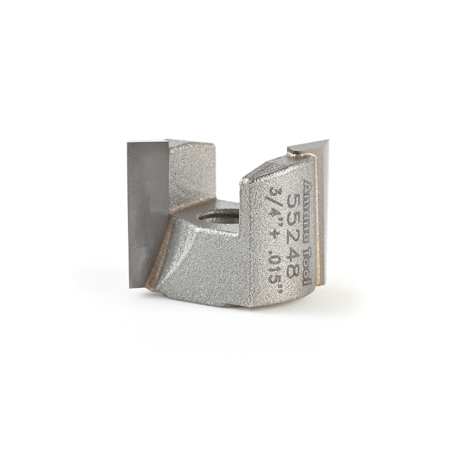 Amana Tool 55248 Carbide Tipped Mortising Screw Cutter 3/4 + 0.015 Dia x 9/16 Inch Cut Height x 1/4-28 Thread Questions & Answers