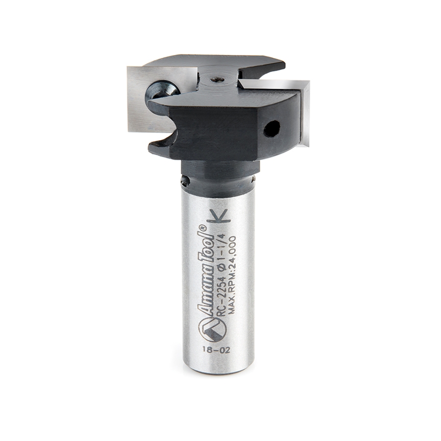 Amana Tool RC-2254 CNC Insert Mini Spoilboard Surfacing, Rabbeting, Flycutter, Slab Leveler & Surface Planer 1-1/4 D x 12mm (15/32) CH x 1/2 Inch SHK Router Bit Questions & Answers