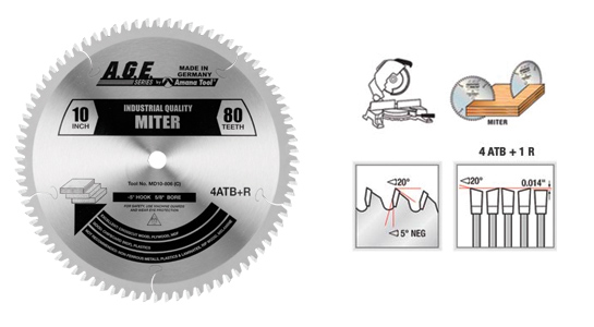 Use blade MA10806 on table saw to cut 3/4–7/8" exotic hardwood (6–12" wide) for clock roofs?