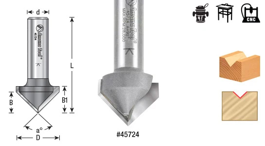 What is the feed rate recommended to this bit (45700)?