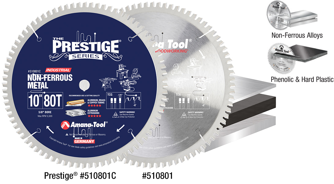 What thickness counts as "thin" for aluminum extrusion, and which blade gives the most precise cut for a 4×4″ hollow?
