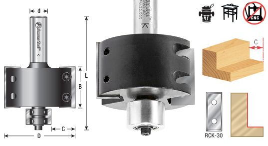 can I get this setup with just a 1/2" deep cut