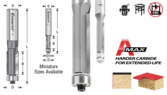 Do you have Â¼" shank X 13/4" double flute flush trim bit?