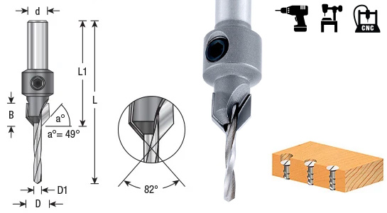 82 Degree Carbide Tipped Countersinks with Round Shank Questions & Answers