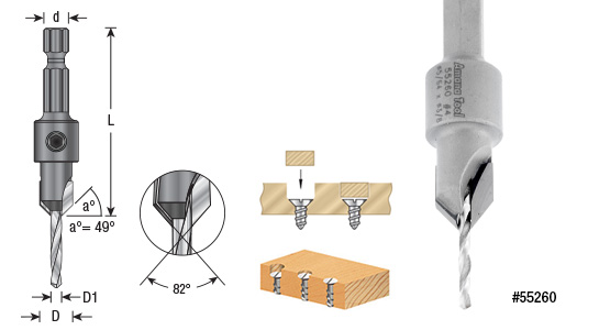 82 Degree Carbide Tipped Countersinks with Hex Shank Questions & Answers