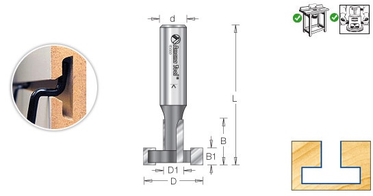 1" T-slot cutter request — 1/4" shank, 1" diameter, 1/8" thickness