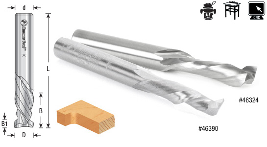 CNC Compression Spiral Solid Carbide Router Bits for Solid Wood Questions & Answers