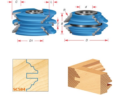 Stile & Rail Cabinet Door Cutter Sets for 1-3/8 Inch Material - Bead & Cove Questions & Answers