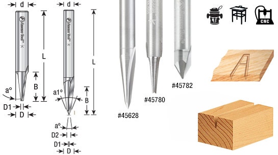 Solid Carbide V Groove Engraving Router Bits Questions & Answers