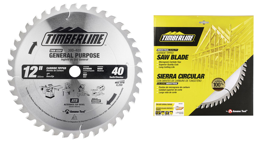 Which blades are compatible with the Bosch 4100 contractor saw?