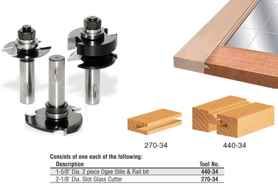 3-Piece Glass Panel Door Making Router Bit Set Questions & Answers
