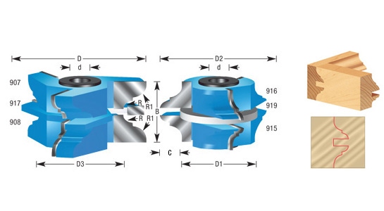 Stile & Rail Exterior Door Cutter Sets for 1-3/4 Inch Material - Cove & Bead Questions & Answers