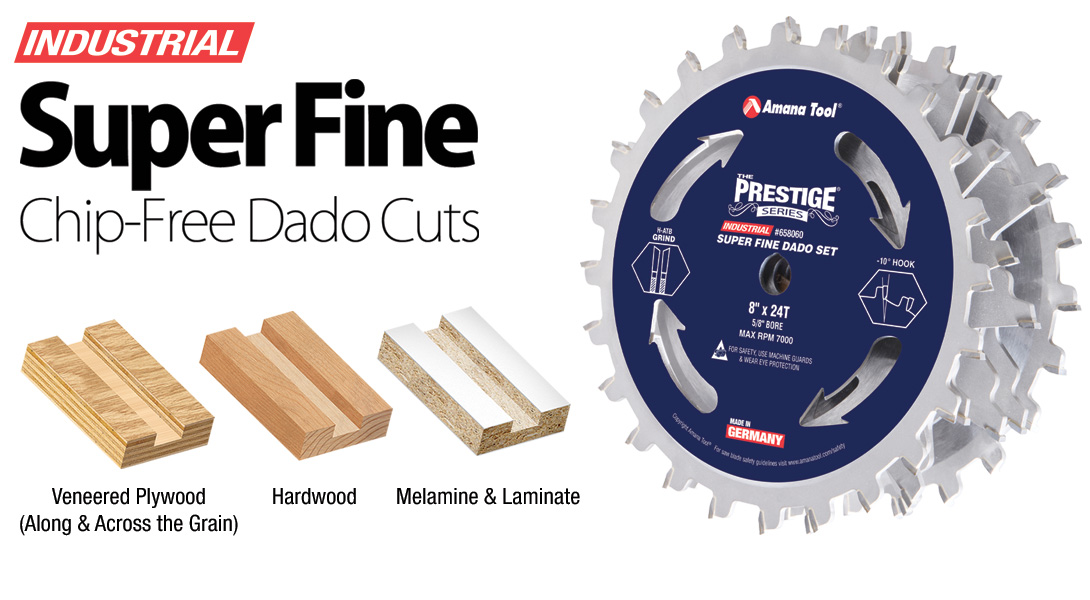 What is a -10° hook and why does it matter for dado blades? (3 HP Powermatic, considering Prestige set)