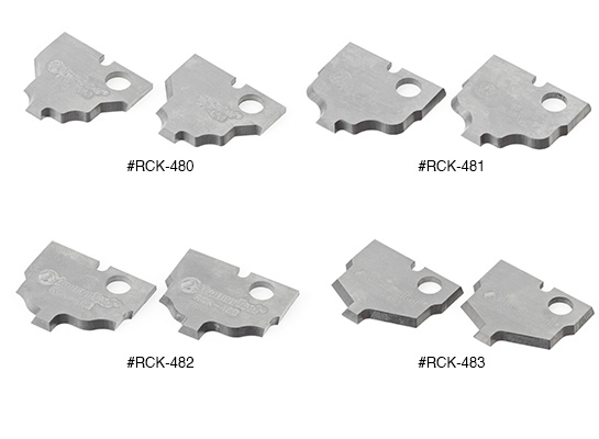 Can I get sharper corners with 1/2" shank 2-step MDF bits or retrofit step‑3 blades from 3/4" bits?