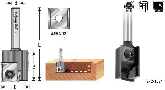 Economy Insert Staggered Plunge Router Bit Questions & Answers