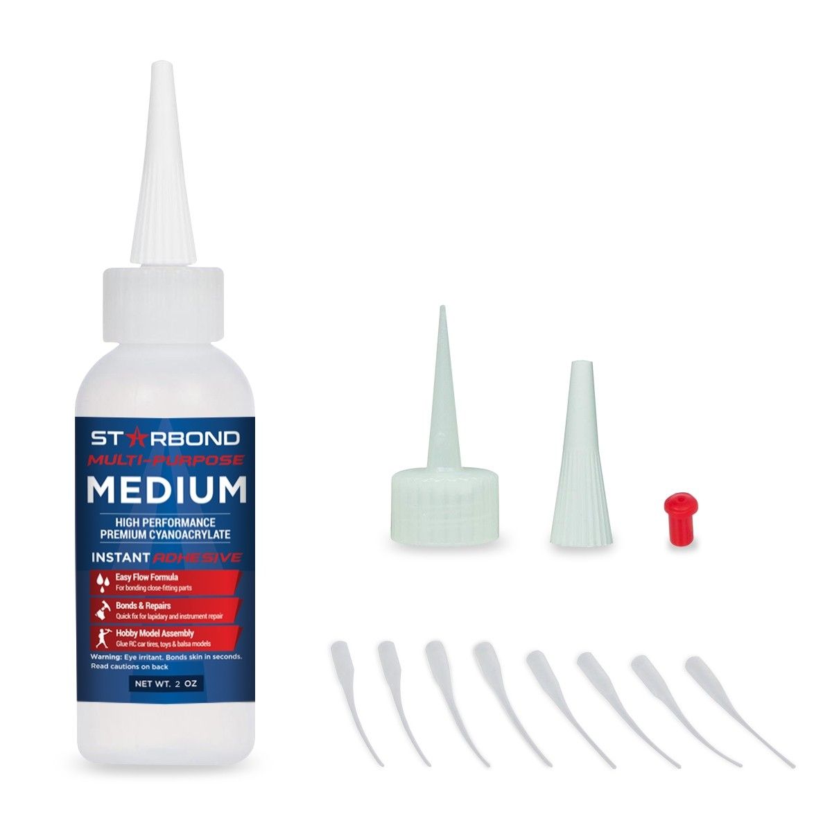 Starbond Multi-Purpose Medium CA Glue EM-150, 2 ounce Questions & Answers
