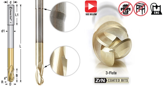 Are there recommended settings for my CNC Machine on this bit to cut Walnut wood?