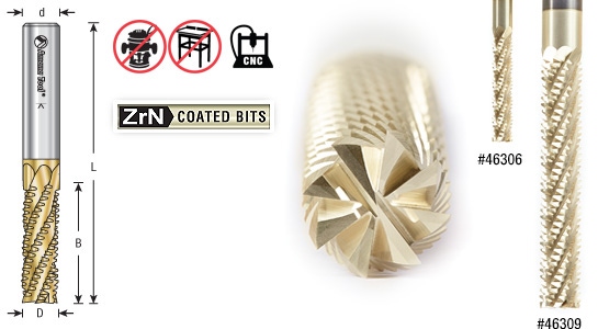 Request: Solid carbide ZrN honeycomb hogger router bits (1.5, 3, 4 mm) + CNC tools catalog for cutting corrugated PVC, acrylic, styrofoam