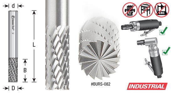 SB Burrs - Cylindrical Shape with End Double Cut Carbide Burr Bits Questions & Answers
