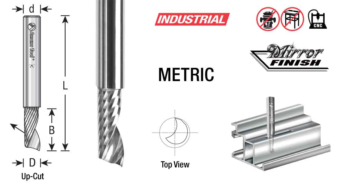 Metric Solid Carbide CNC Spiral O Flute, Aluminum Cutting Up-Cut Router Bits Questions & Answers