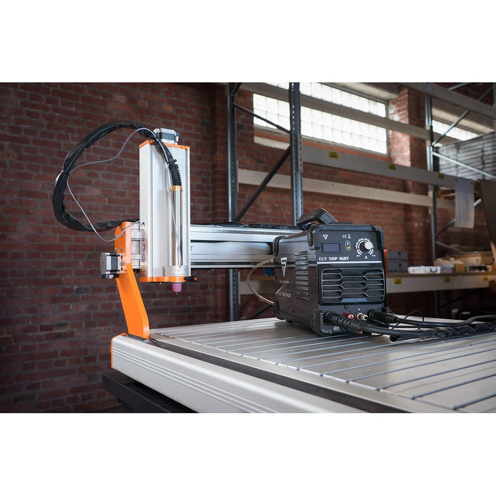 Will this plasma cutter work with the M-1400 and use a larger water bath/working area?