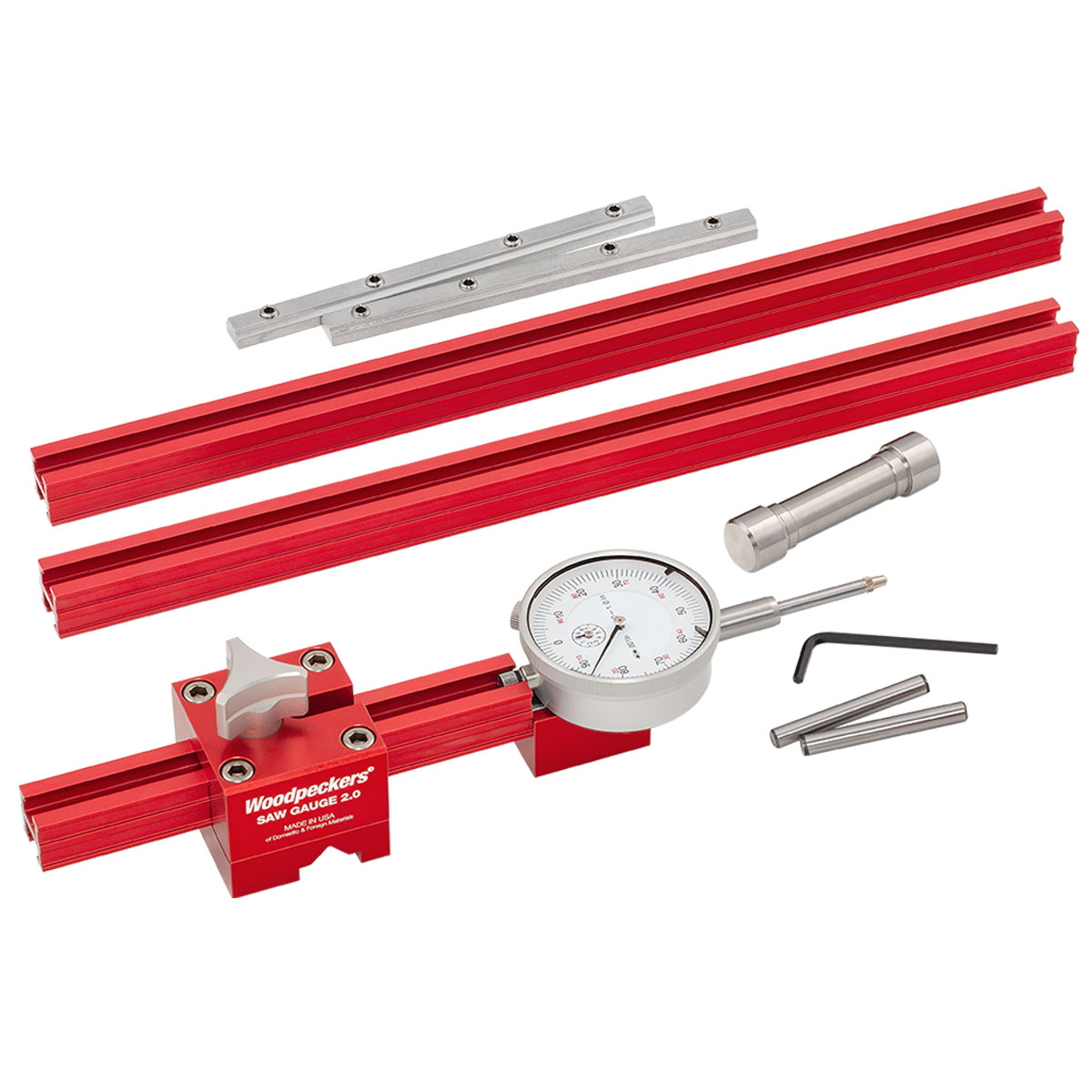 Difference between two Woodpeckers Table Saw Gauge & Alignment Tool listings (one $119)