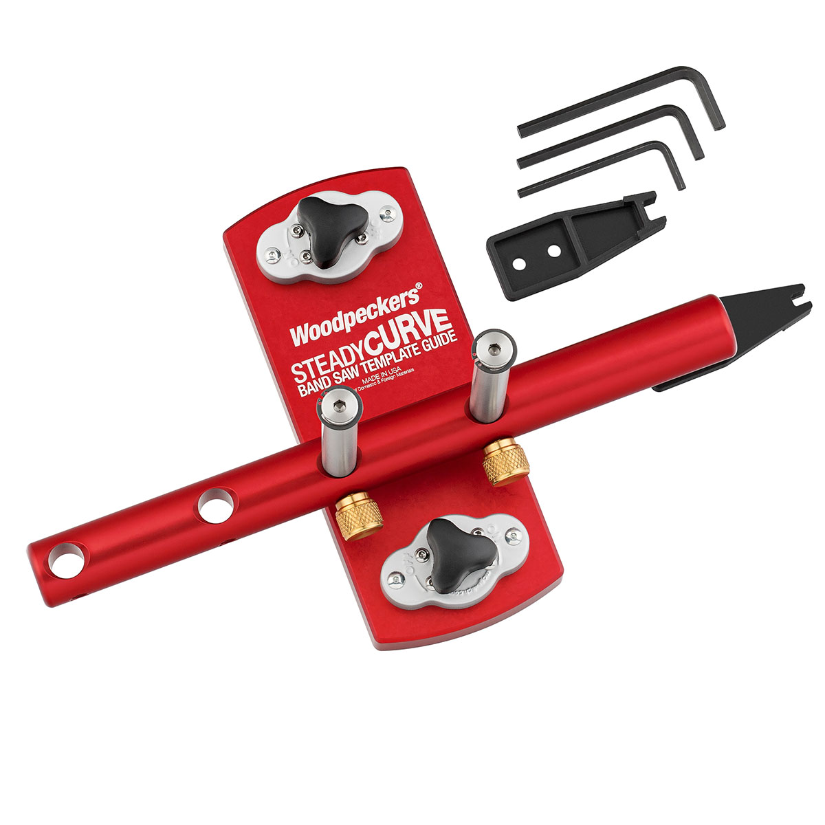 Woodpeckers SC-22 SteadyCurve Band Saw Template Guide - Includes 1/8 Inch and 1/4 Inch Guides Questions & Answers