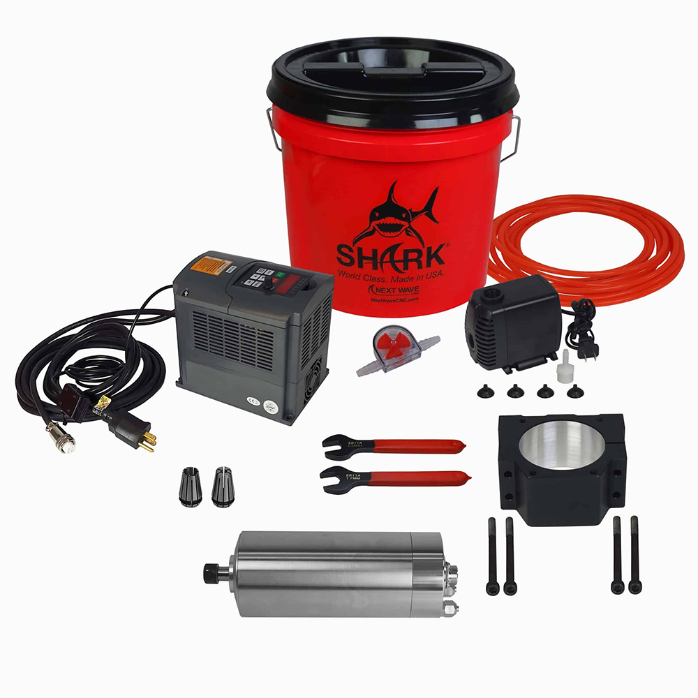 Next Wave 20157 Shark CNC HD5 2HP 110 V Water Cooled Spindle System Questions & Answers