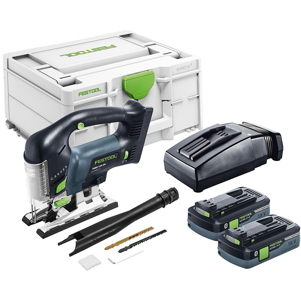 Festool 576535 Cordless Jigsaw PSBC 420 HPC 4,0 EBI-Plus CARVEX Questions & Answers