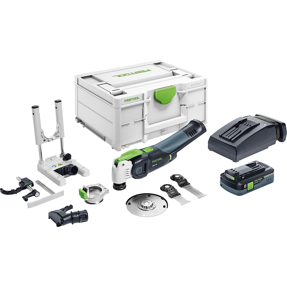 Festool 576590 Cordless Oscillator OSC 18 HPC 4,0 EI-Set VECTURO Questions & Answers