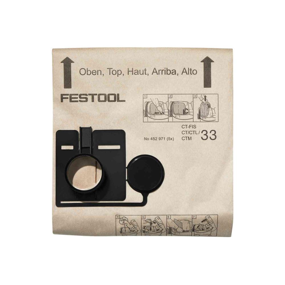 Festool 452971 Filter bag FIS-CT 33/5 Questions & Answers