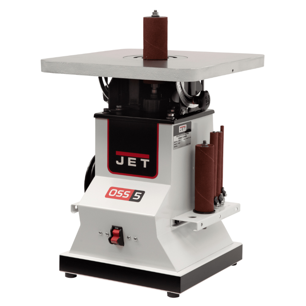 Jet JT9-708404 JBOS-5, Benchtop Oscillating Spindle Sander, 1/2HP, 1Ph 115V Questions & Answers