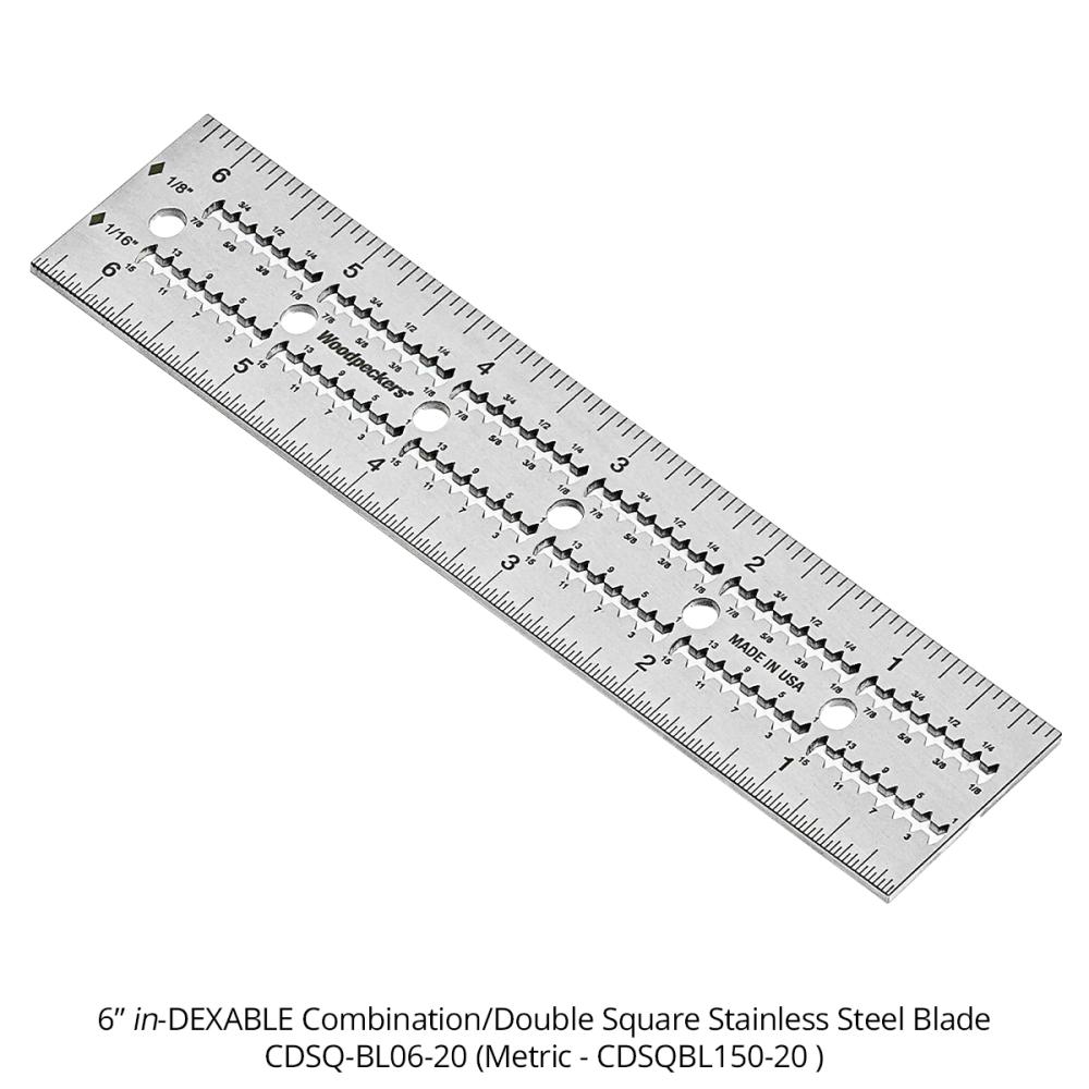 Woodpeckers CDSQBL150-20 in-DEXABLE 150 mm Combo/Doublee Square Blade Only Questions & Answers