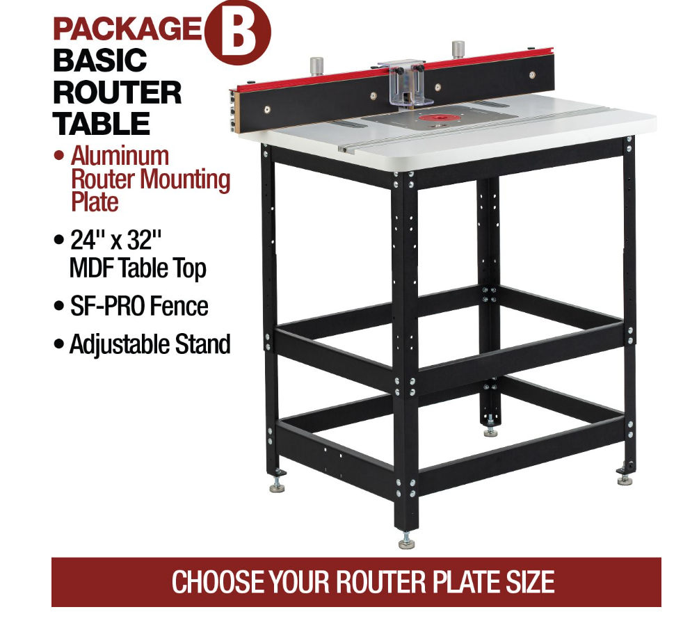 What tile of router can I use in this router table?