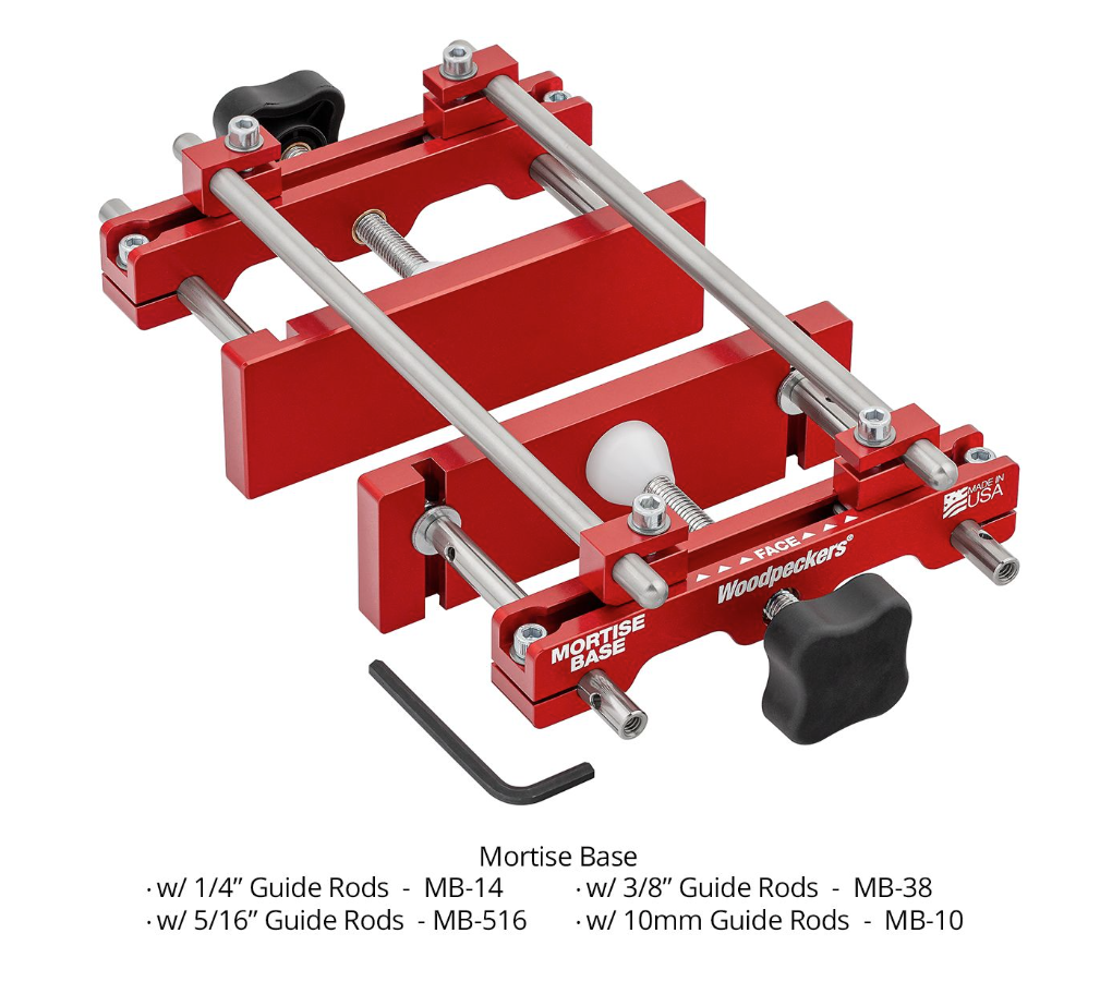 Woodpeckers Mortise Base w/ 3/8 inch Guide Rods Questions & Answers