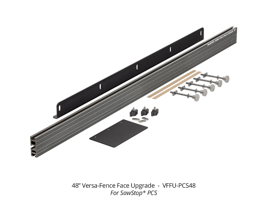 Woodpeckers 48 In Versa-Fence Face Upgrade for SawStop PCS Questions & Answers