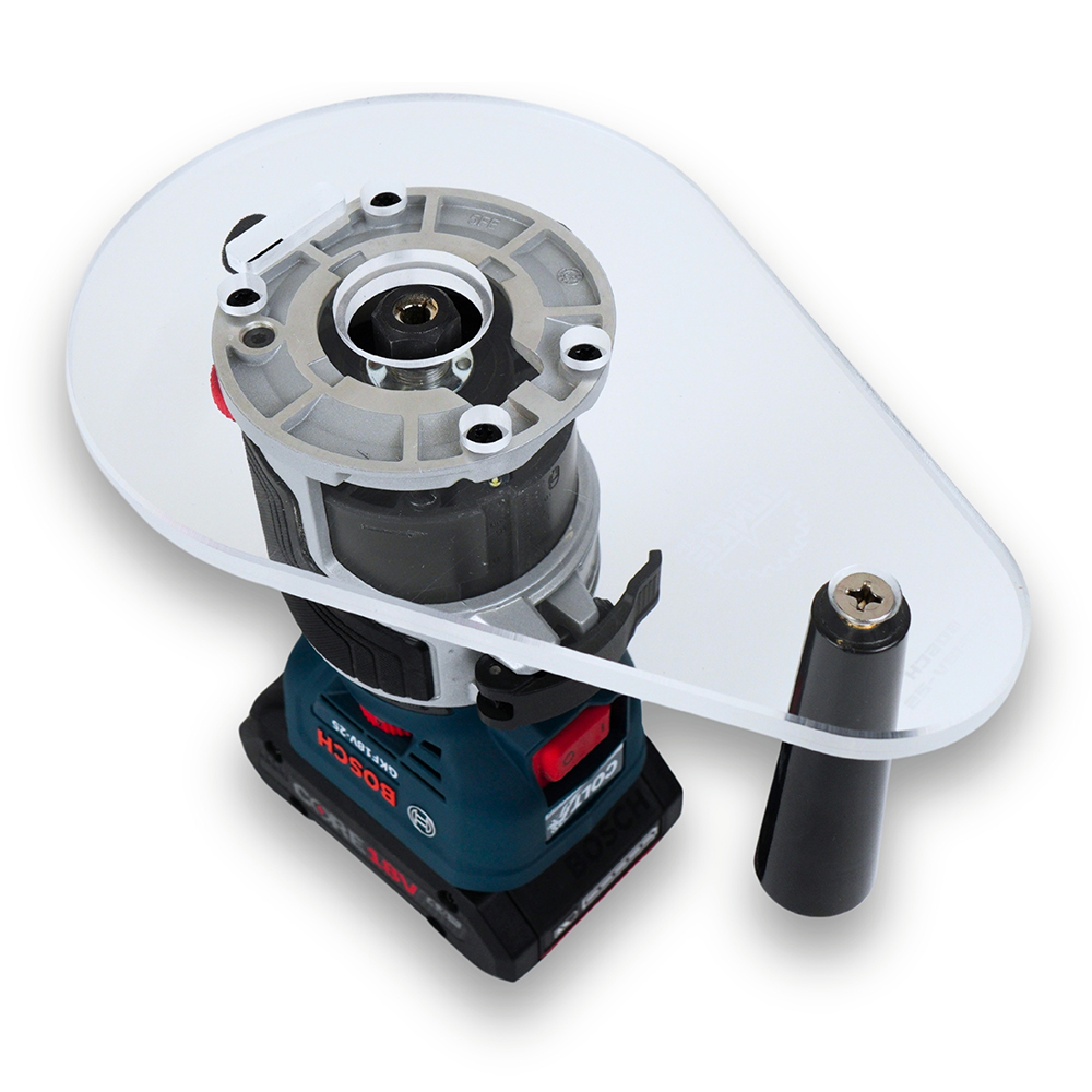Wood Grain Junkie TrimFit Pro Single Grip Router Base Plate for Bosch Colt (18V Cordless) Questions & Answers